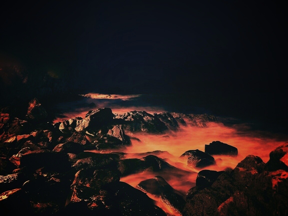 Светящиеся камни обои