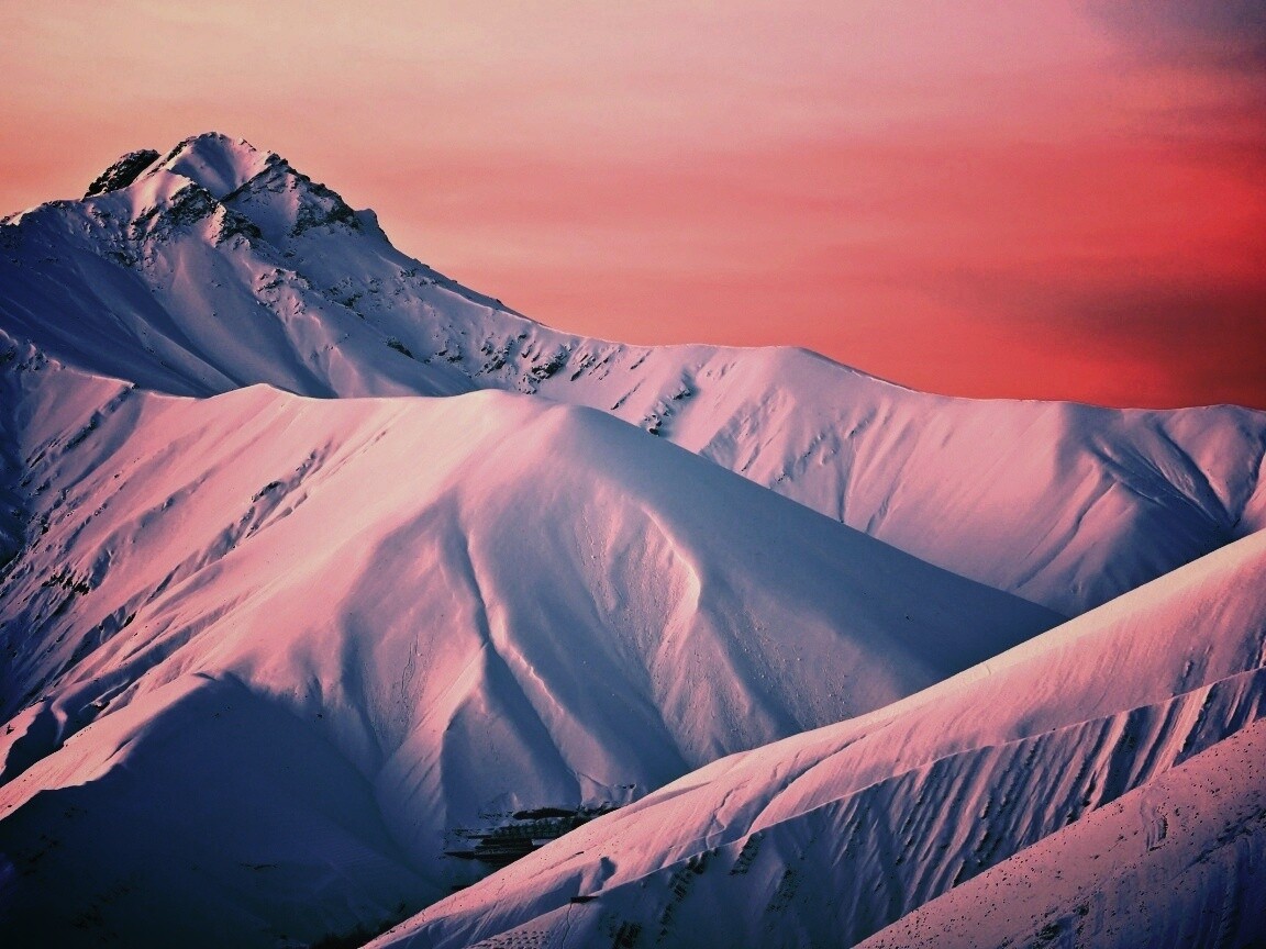 Снежные вершины обои