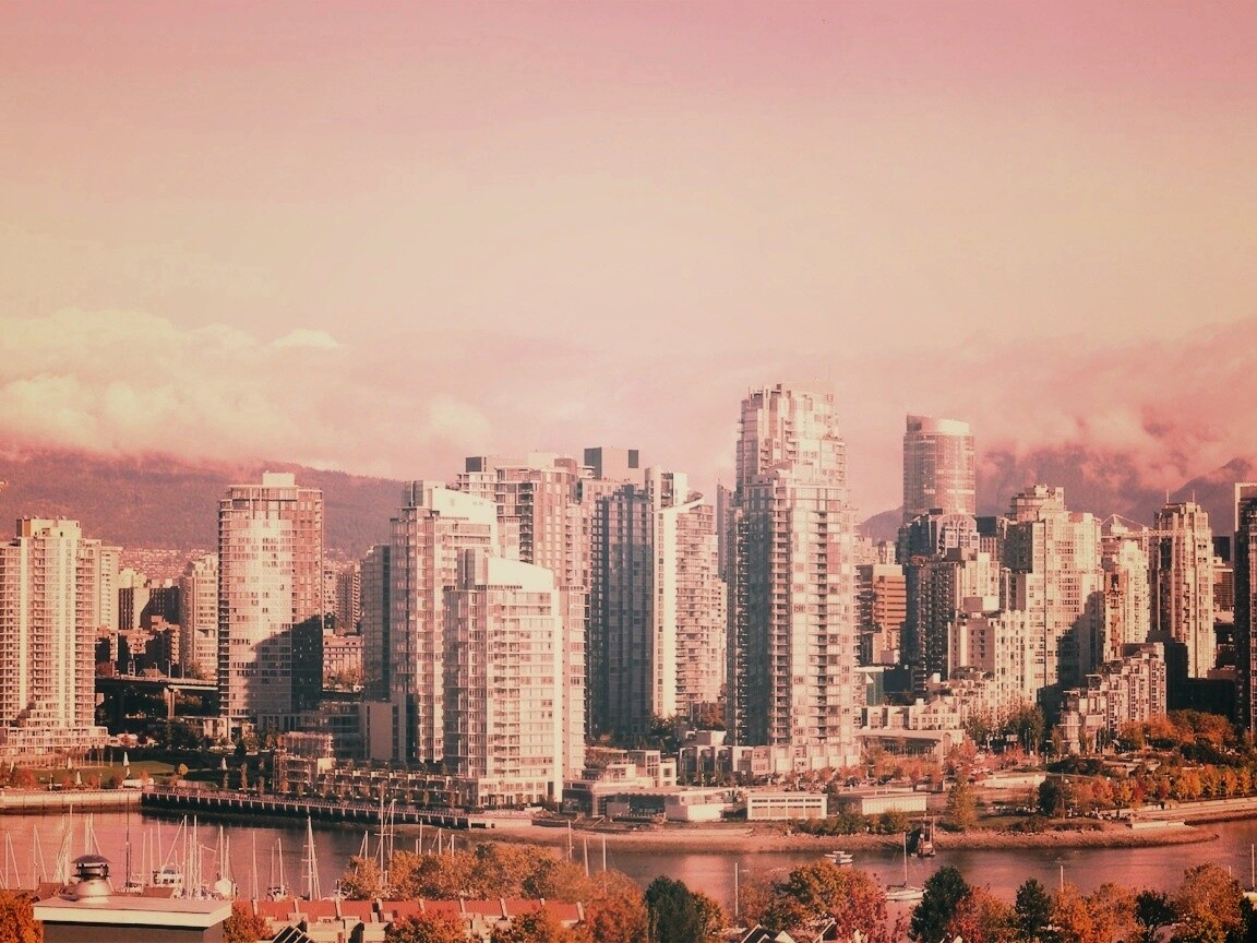 Панорама города обои