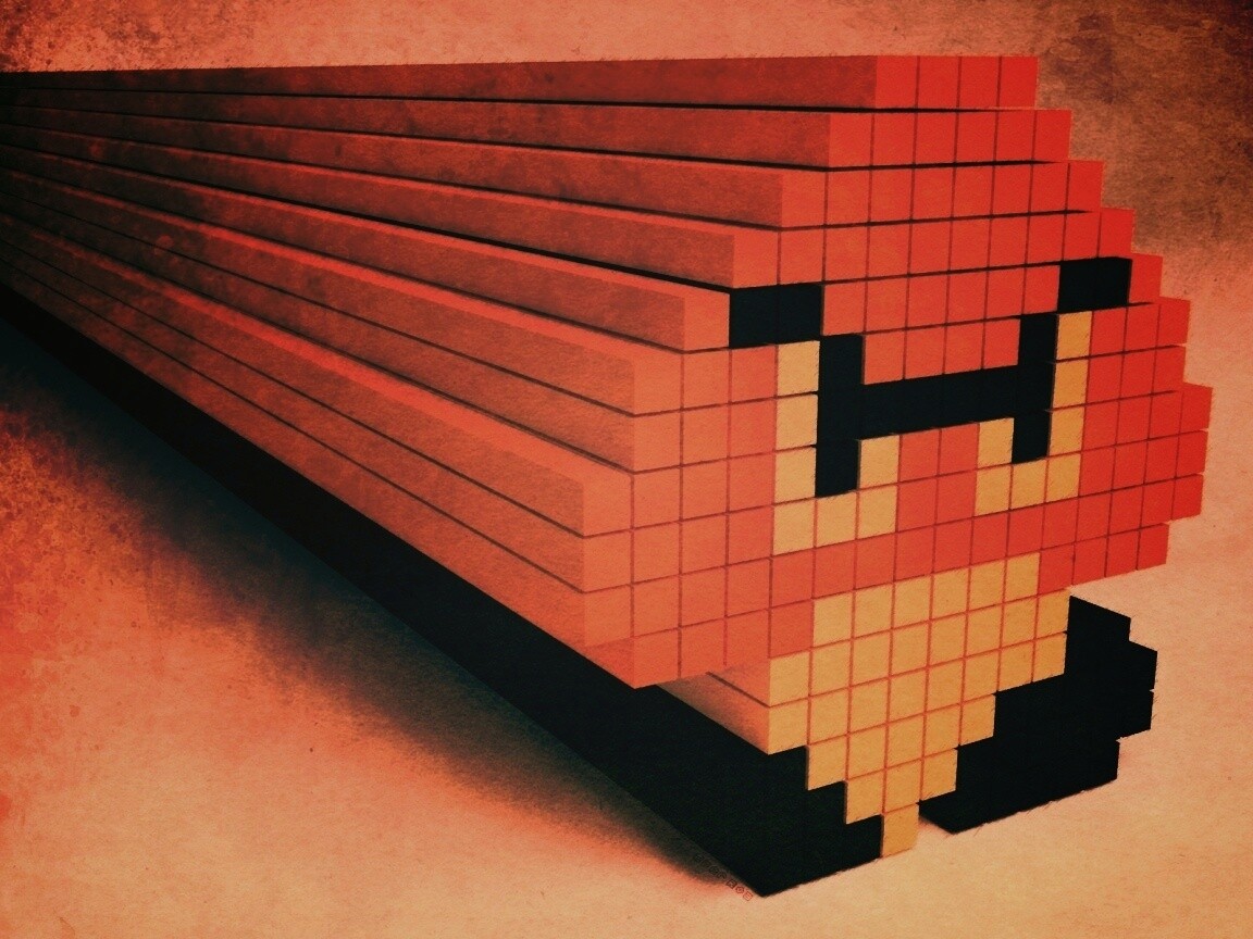 Злой гриб из марио обои