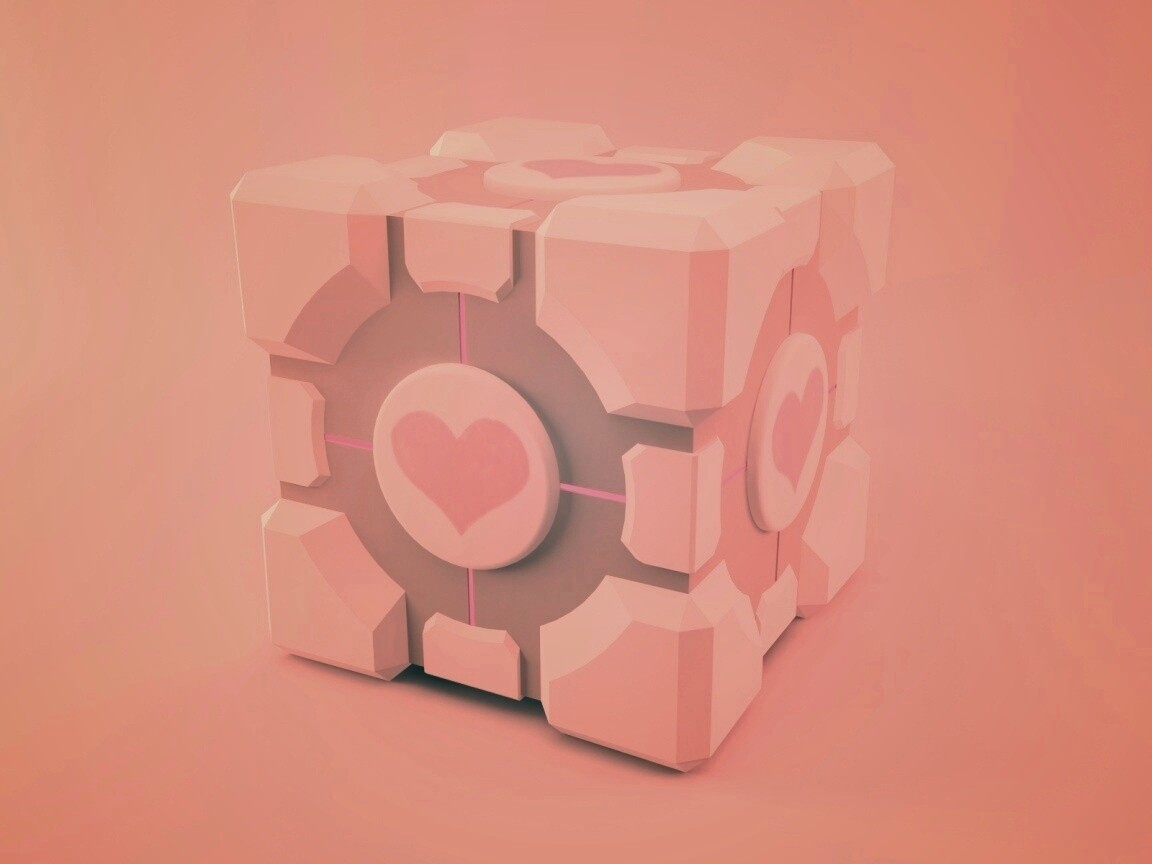 Взвешенный куб-компаньон обои