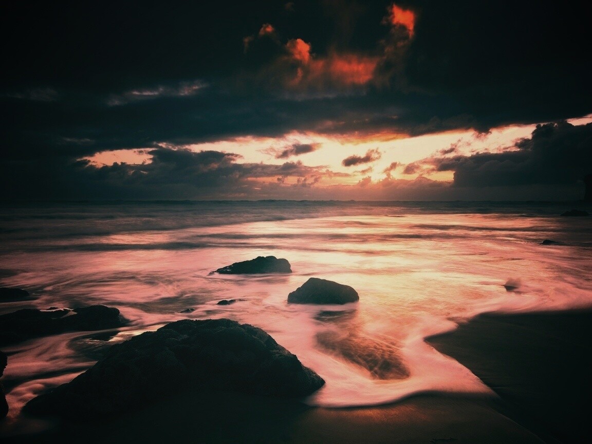 Тёмные берега обои