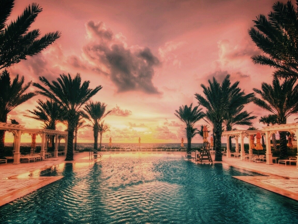 Бассейн обои