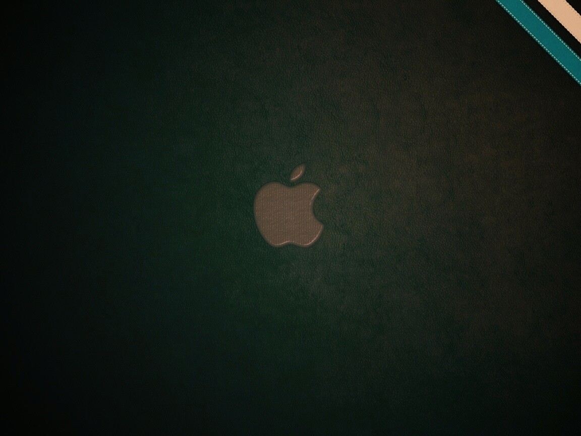 Логотип Apple в дереве обои