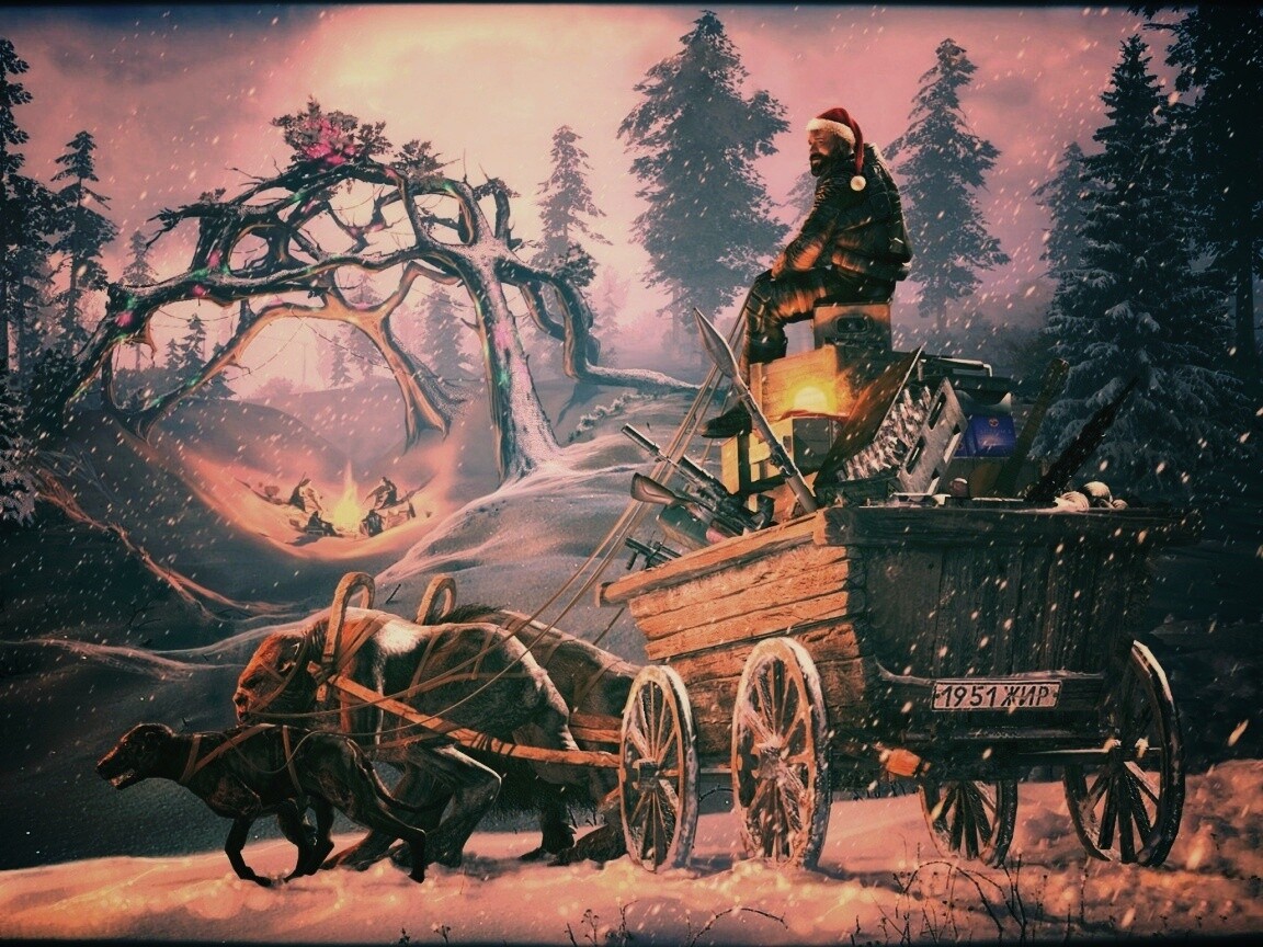 Новогодний Сталкер обои