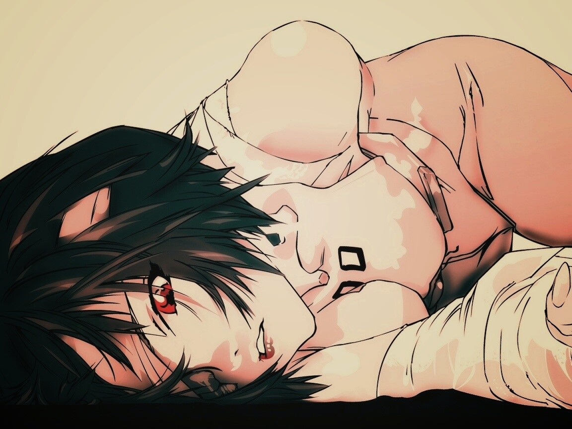 Девушка с красными глазами обои