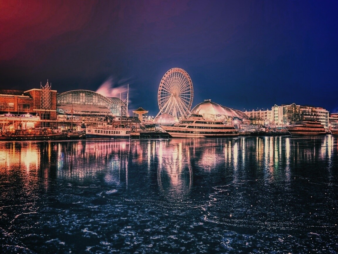 Причал для яхт обои