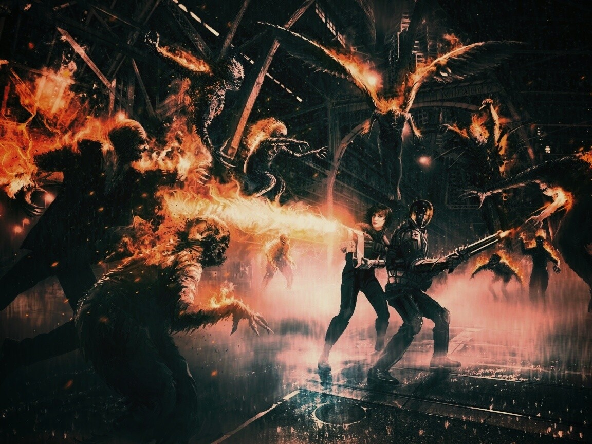 Игровой фанарт обои