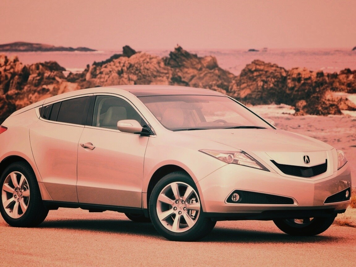Acura на побережье обои