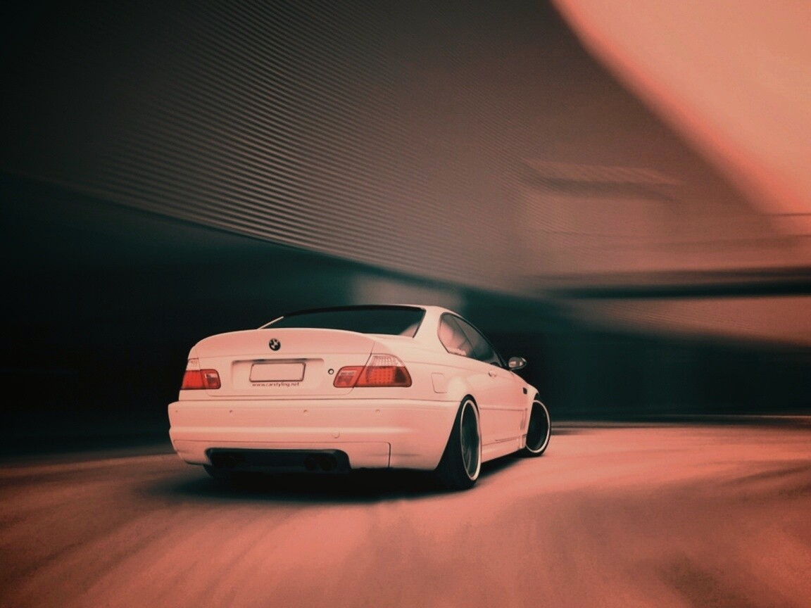 Белый БМВ обои