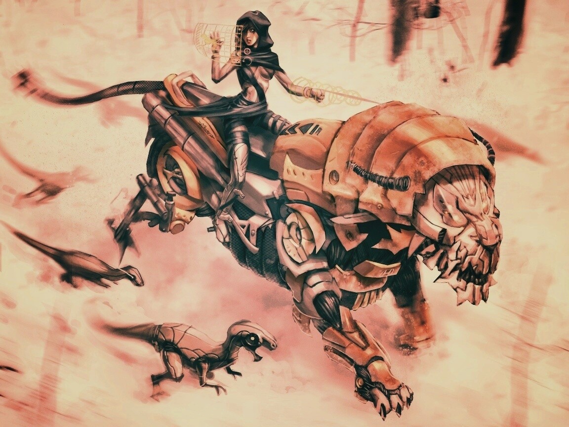 Кибернетическая погоня обои