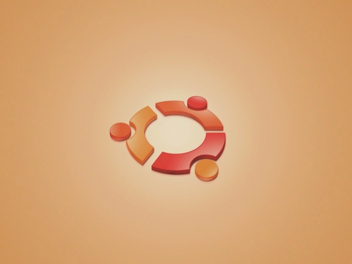 Официальный логотип Убунту обои
