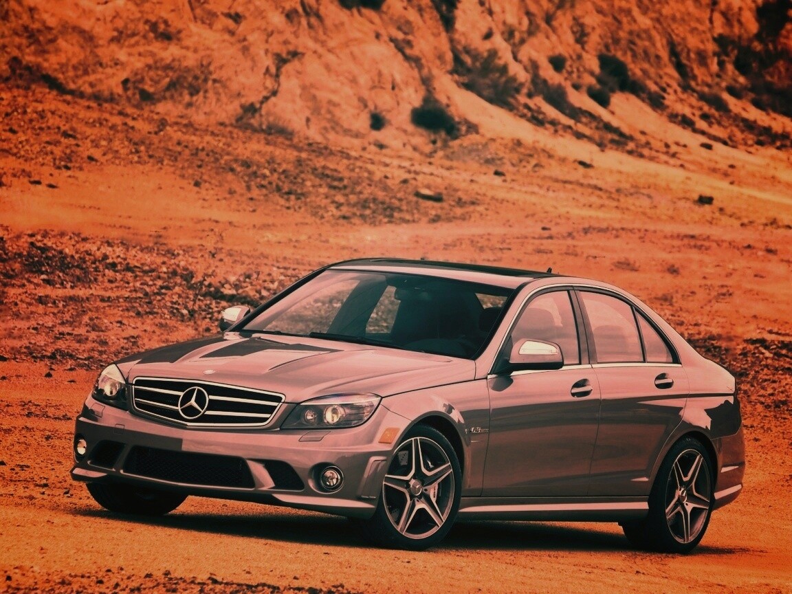 Мерседес в карьере обои