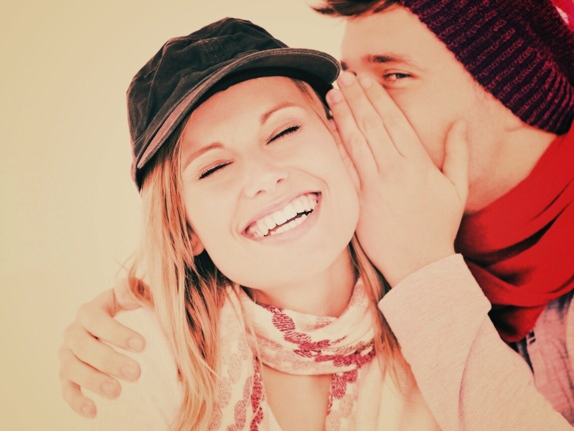 Шутка на ушко обои