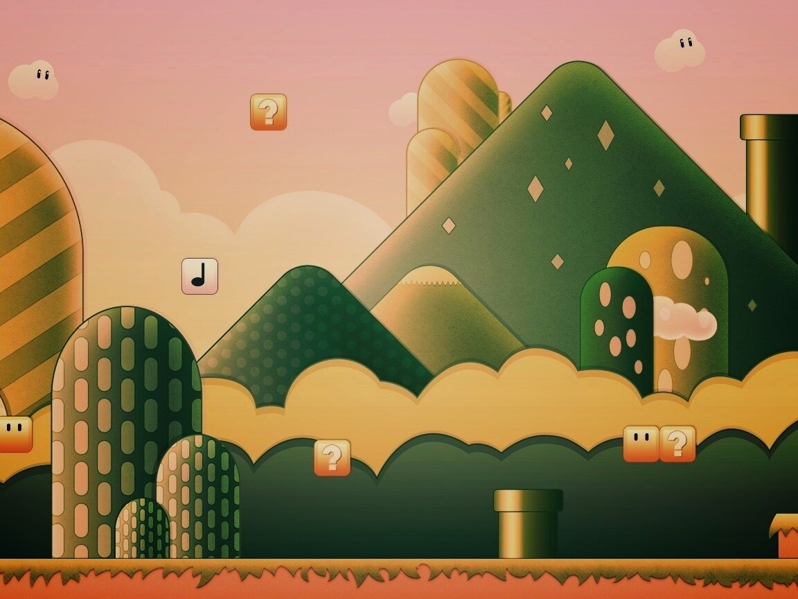 Мир Супермарио обои