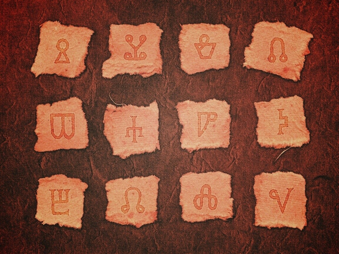 Бумажные символы обои