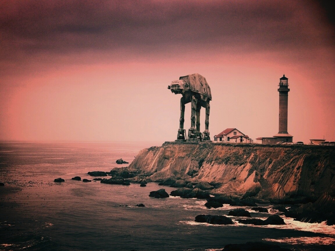 Звездные войны в нашем мире обои