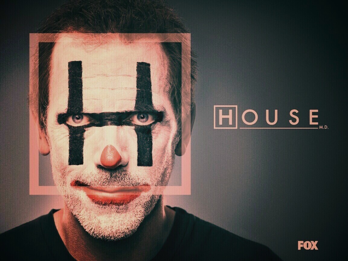 Клоун доктор Хаус обои