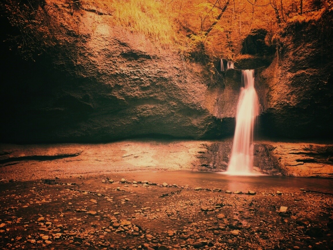 Водопад в Швейцарии обои