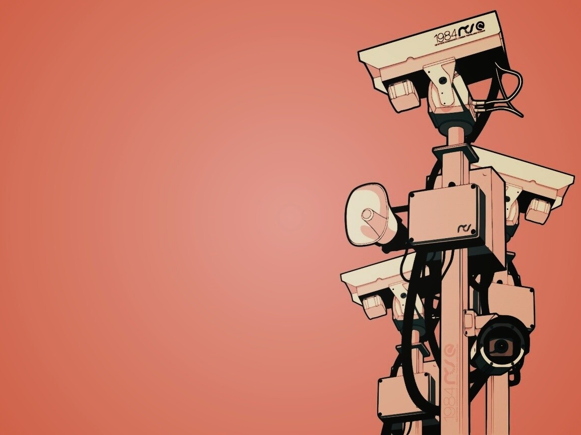 Недремлющее око камер наблюдения обои