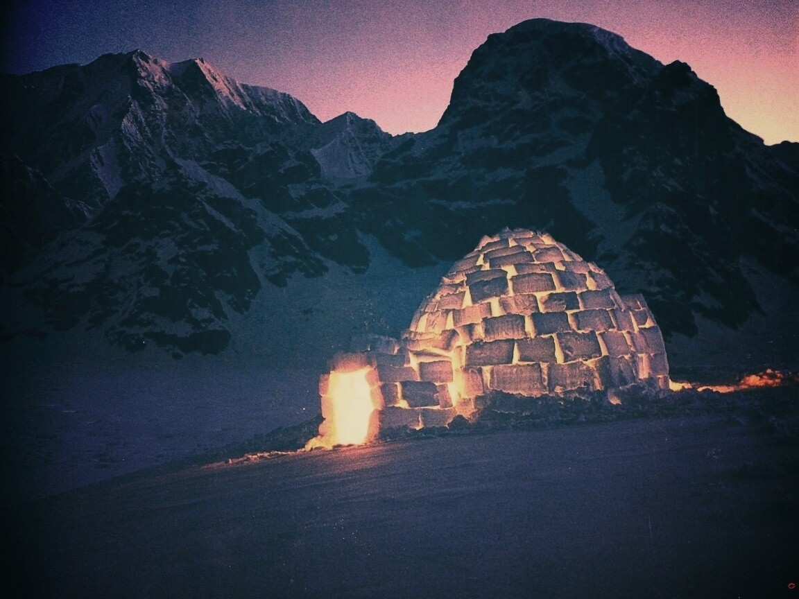 Иглу изо льда обои