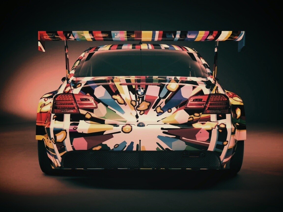 BMW  в сумасшедшем окрасе обои