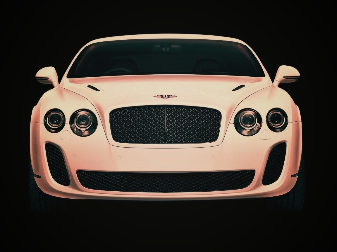 Белый Бентли Континентал обои