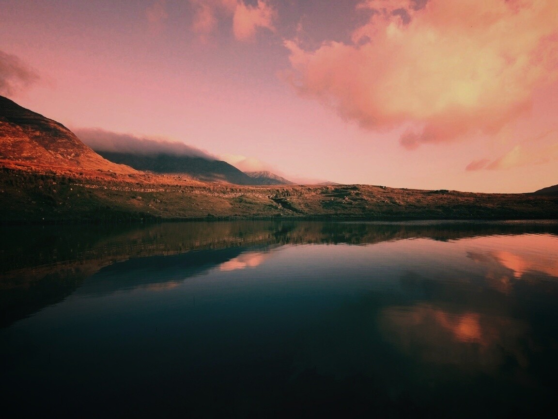 Зеркальное озеро обои