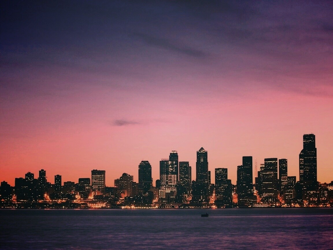 Пейзаж Сиэтла обои