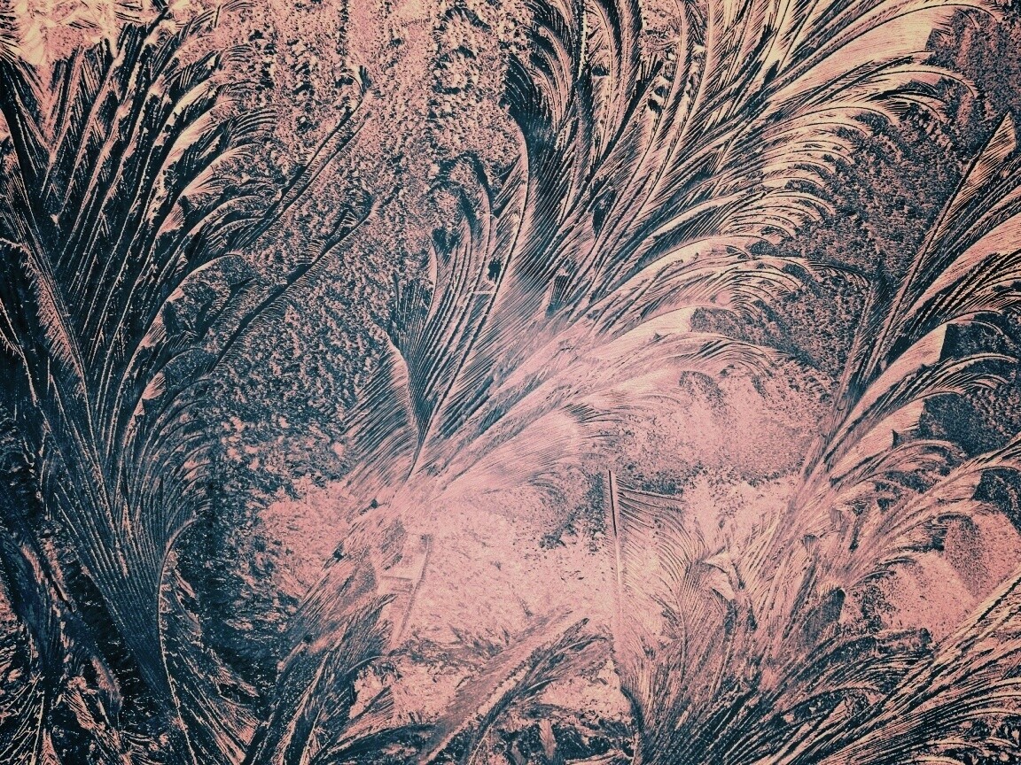 Зимние узоры обои