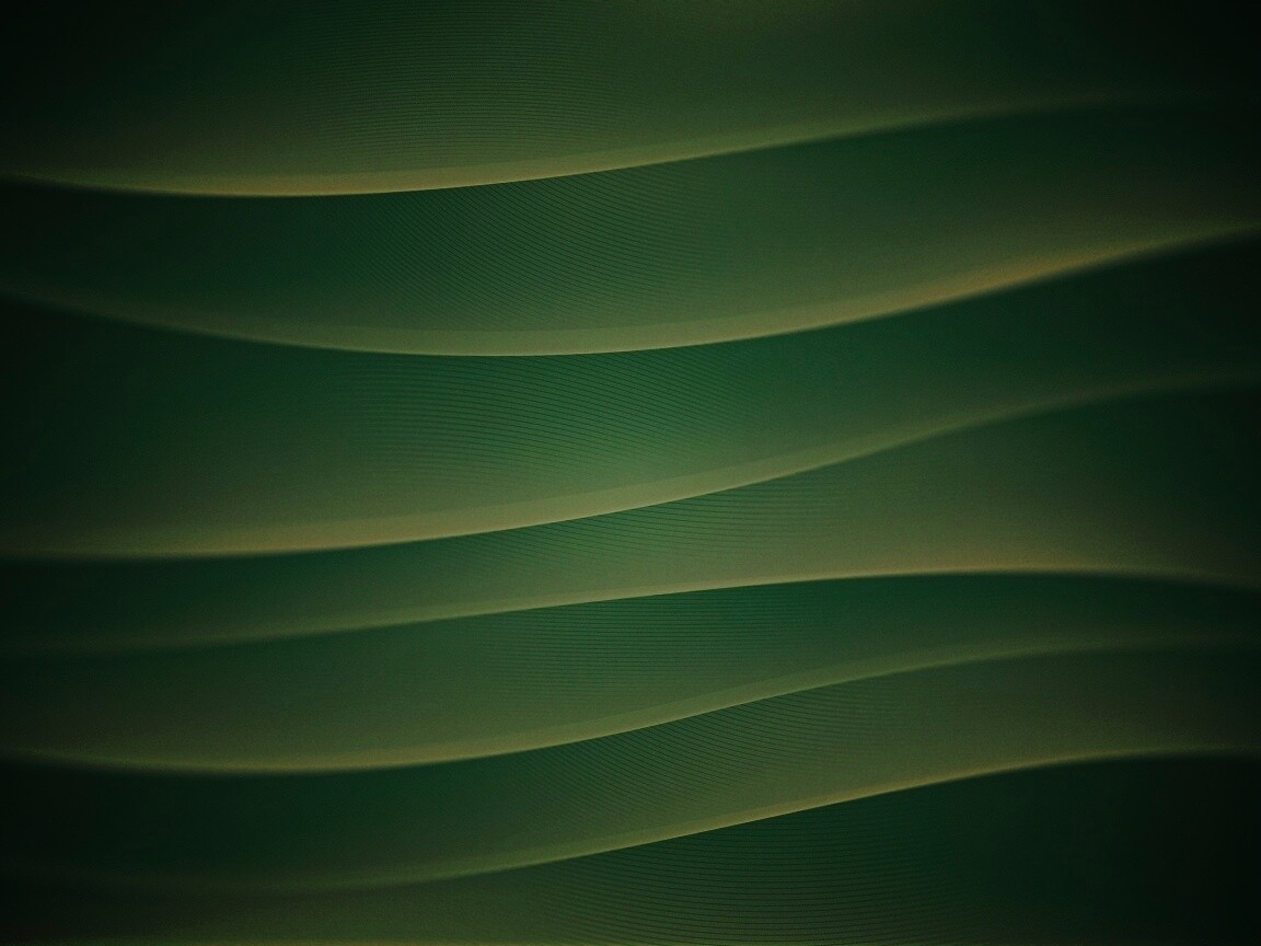Зелёные горизонтальные волны обои