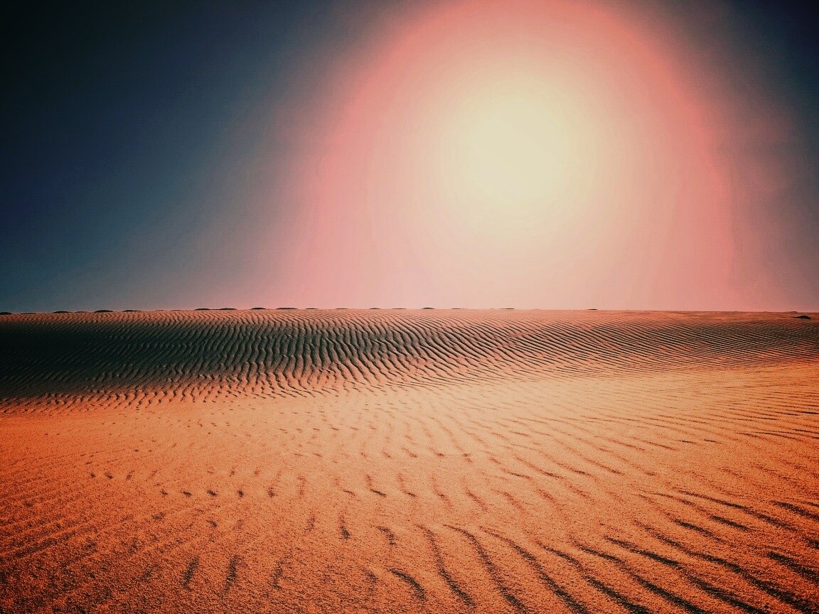 Пустыня до горизонта обои