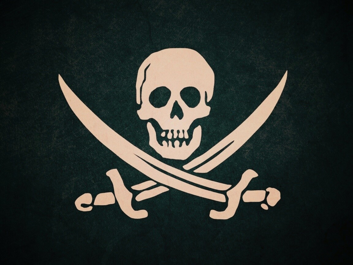 Пиратский флаг обои