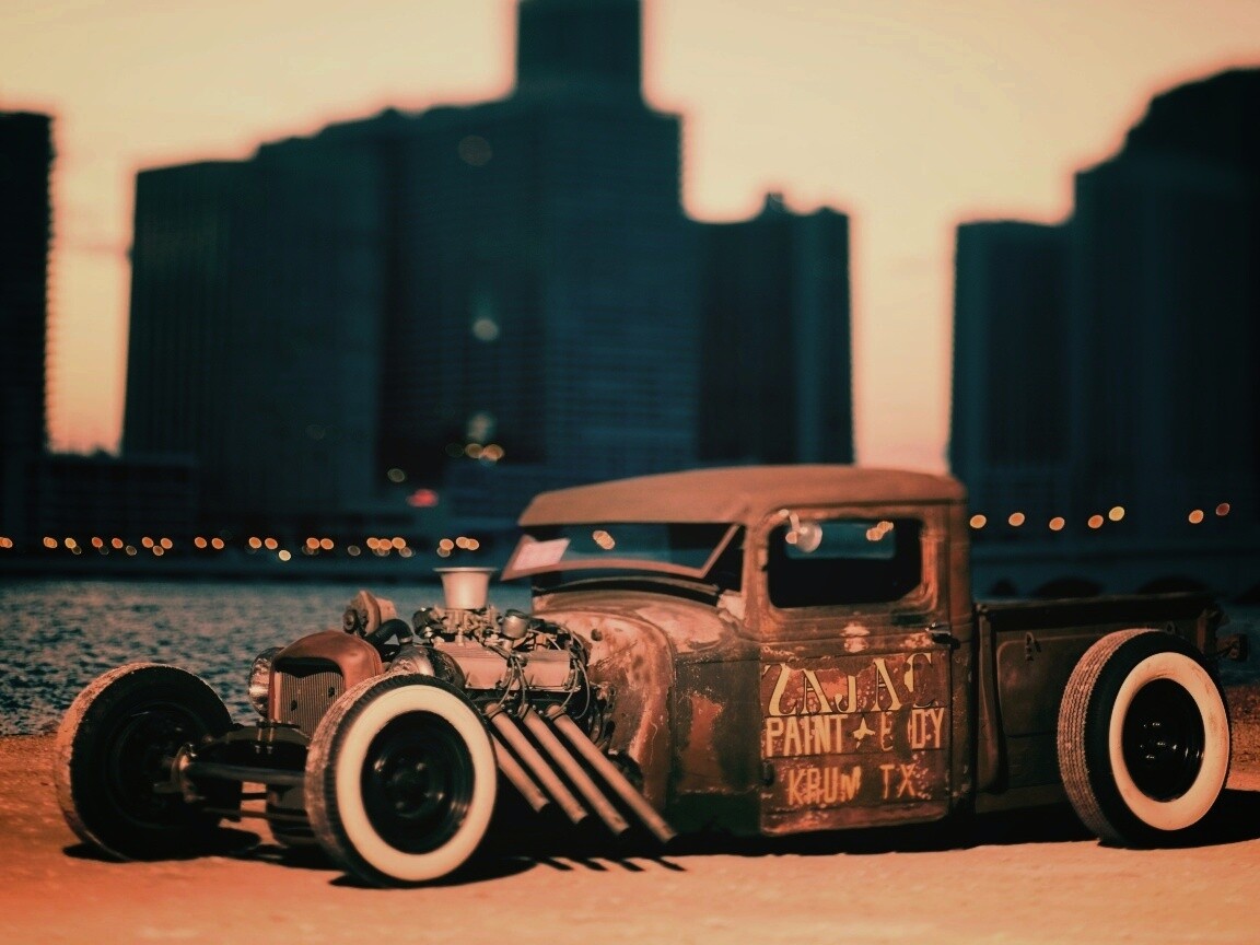 Ретро пикап обои