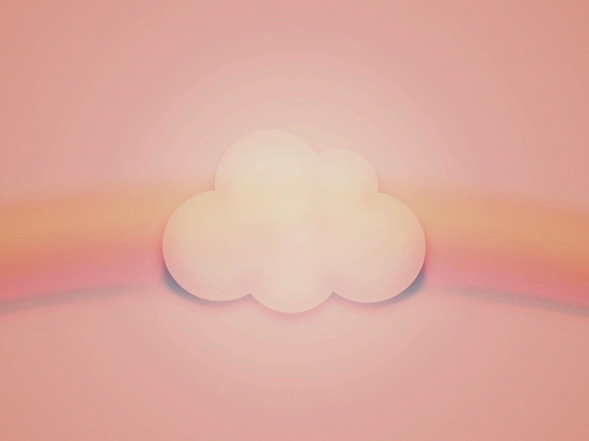 Облако за радугой обои