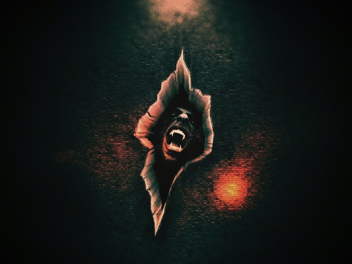 Монстр из ращелины обои