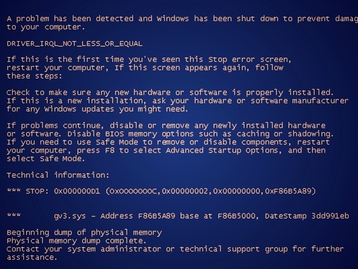 BSOD обои