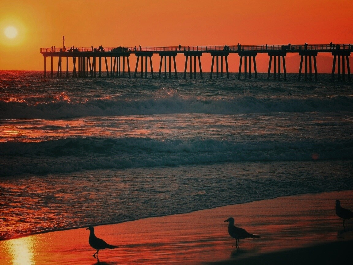 Морская терасса обои