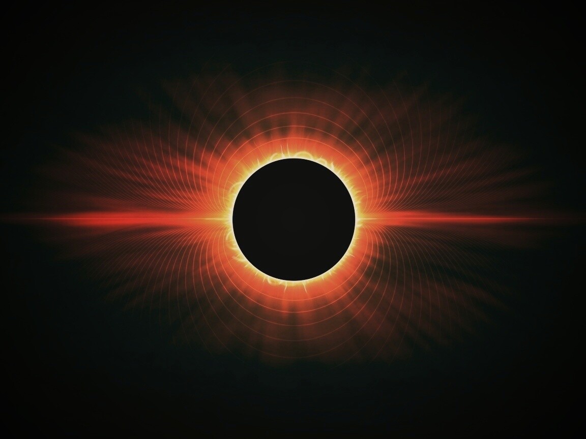 Солнецное затмение обои