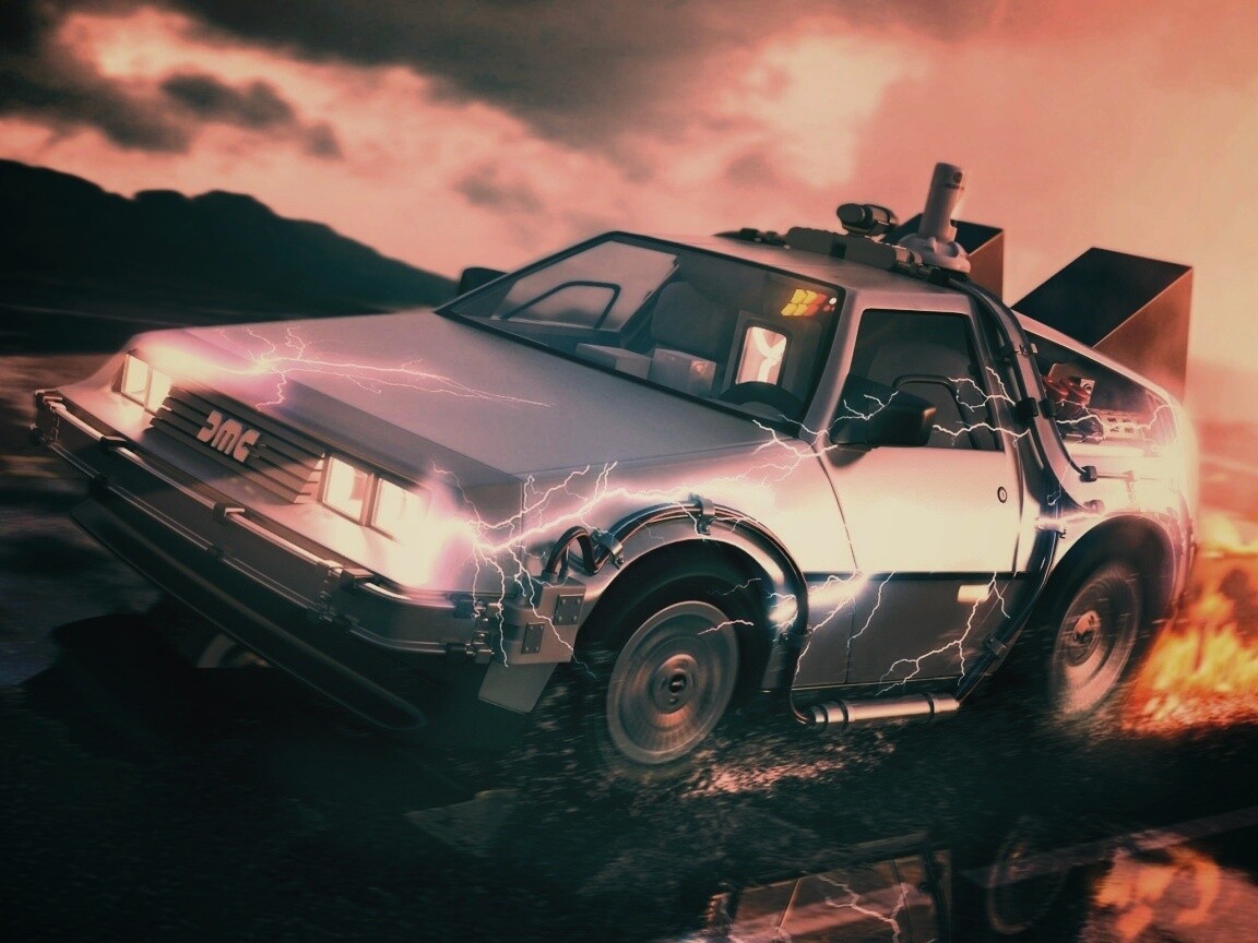 Машина времени обои