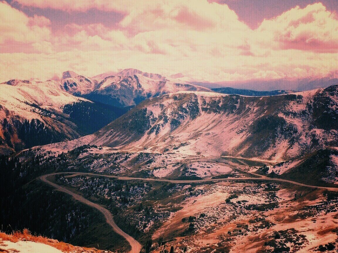 Горная дорога обои