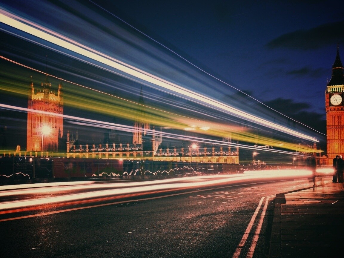Лондон в движении обои