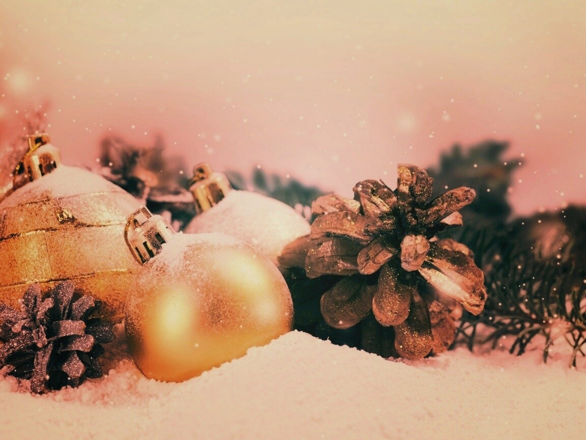 Новогодний натюрморт обои