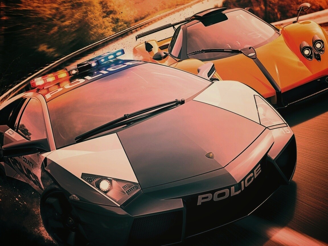 Полицейская погоня из Need For Speed обои