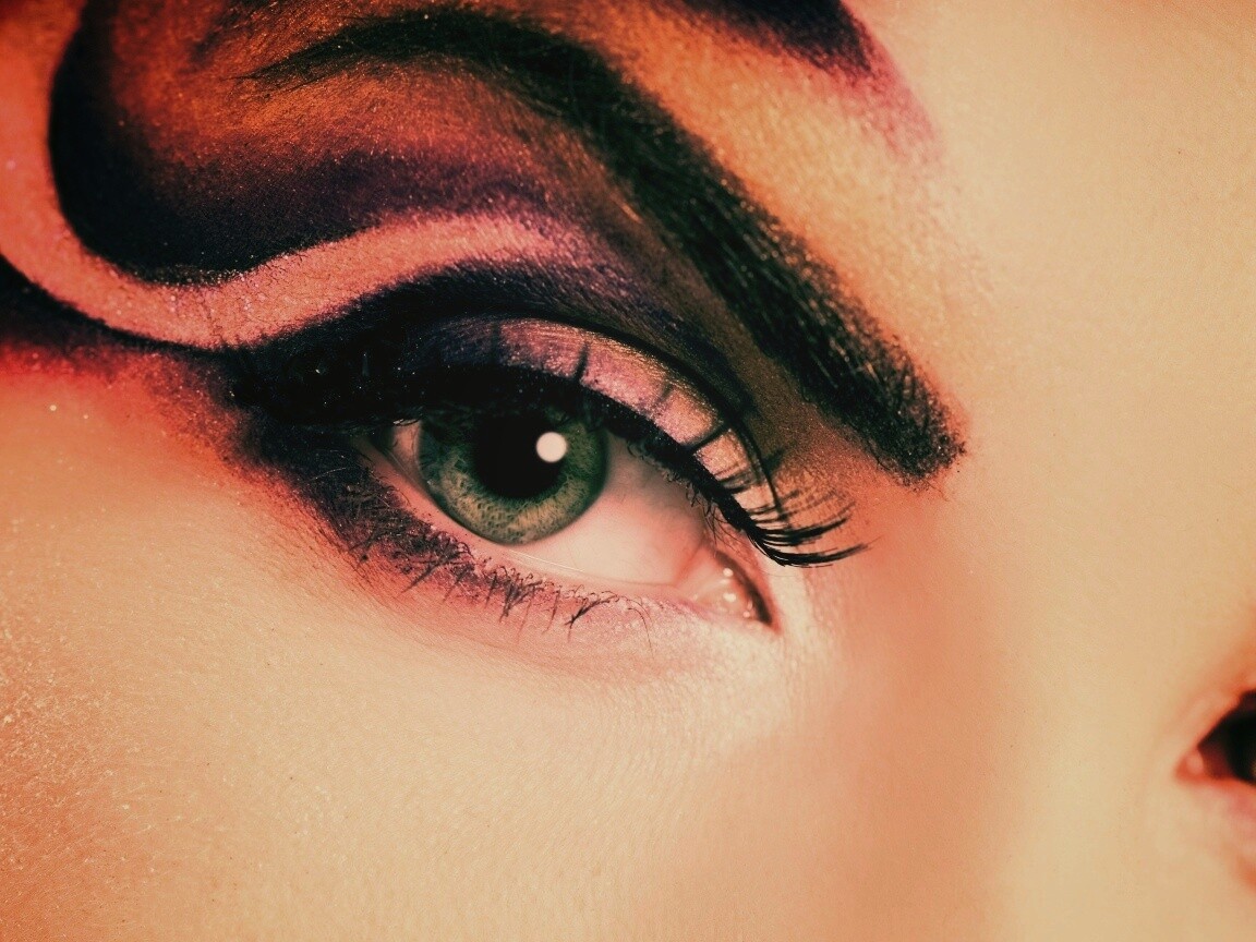 Красивый макияж для глаз обои