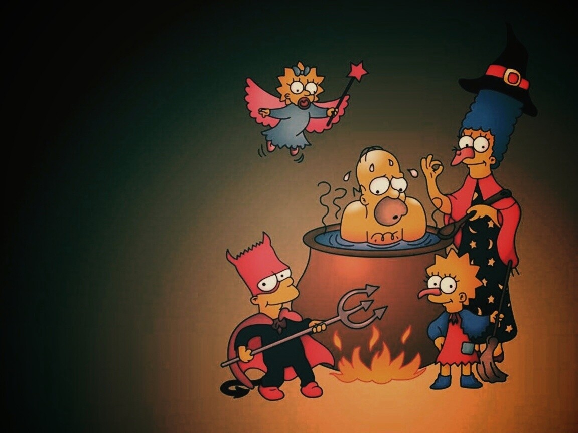 Шабаш Симпсонов обои