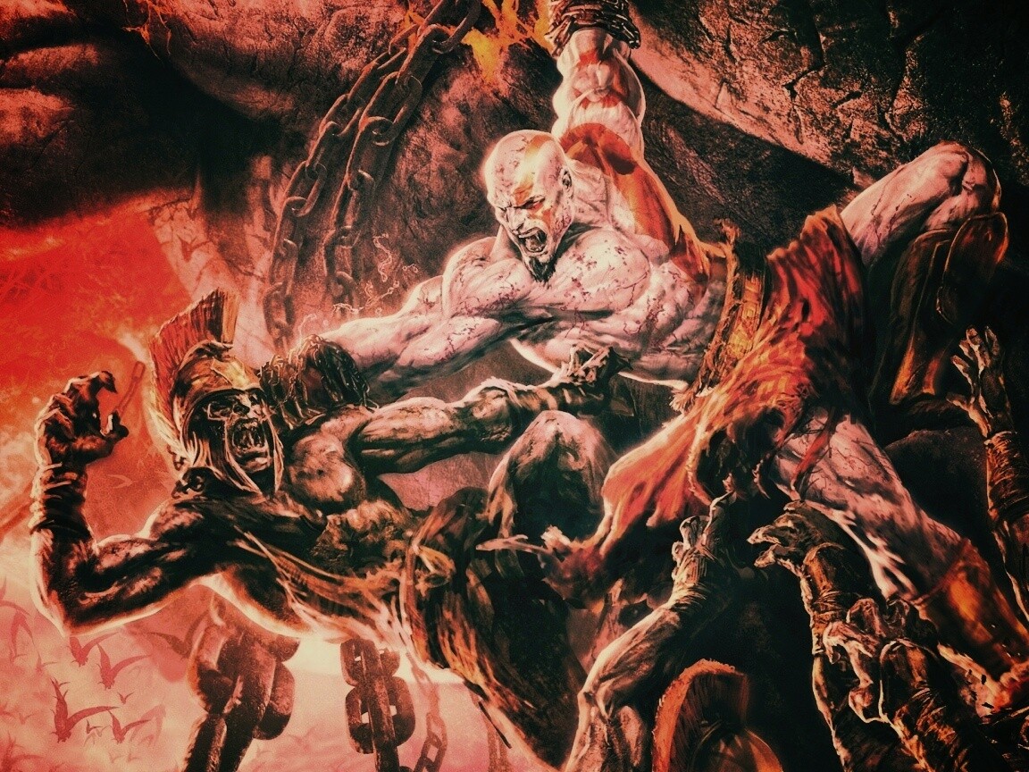 Бог войны обои