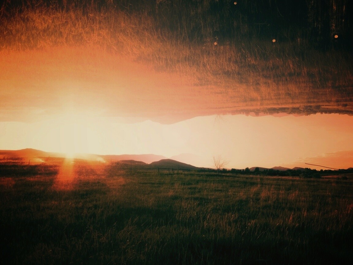 Перевернутый пейзаж обои