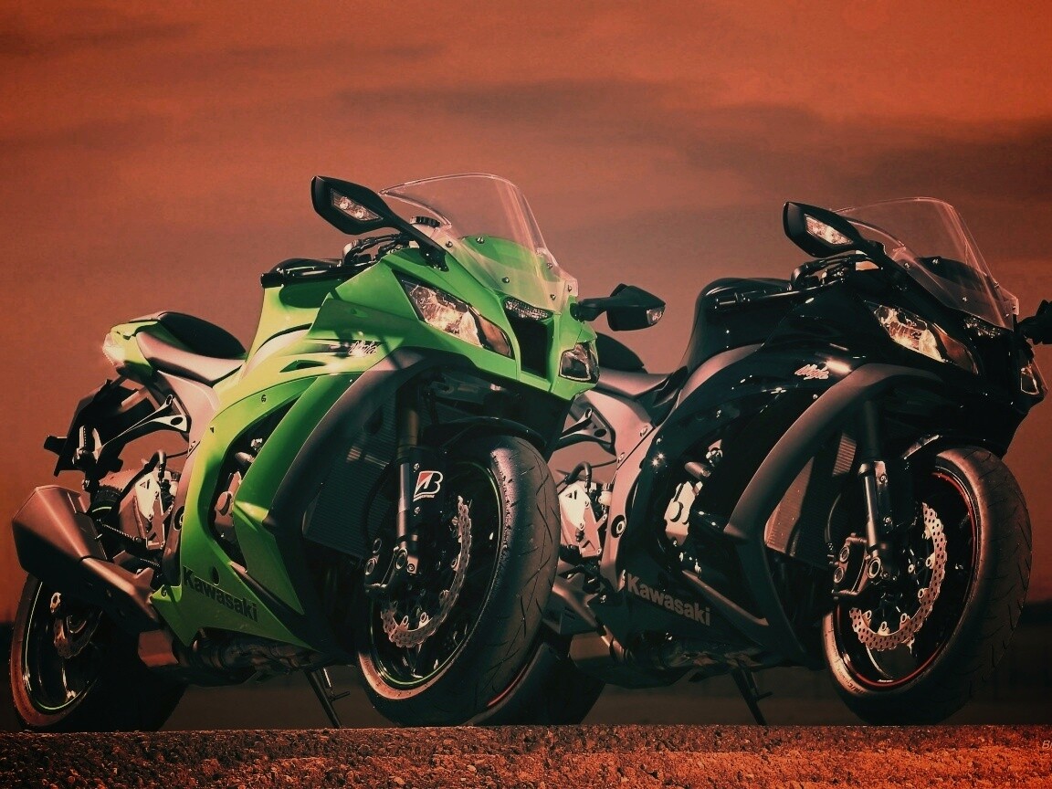 Два Кавасаки обои