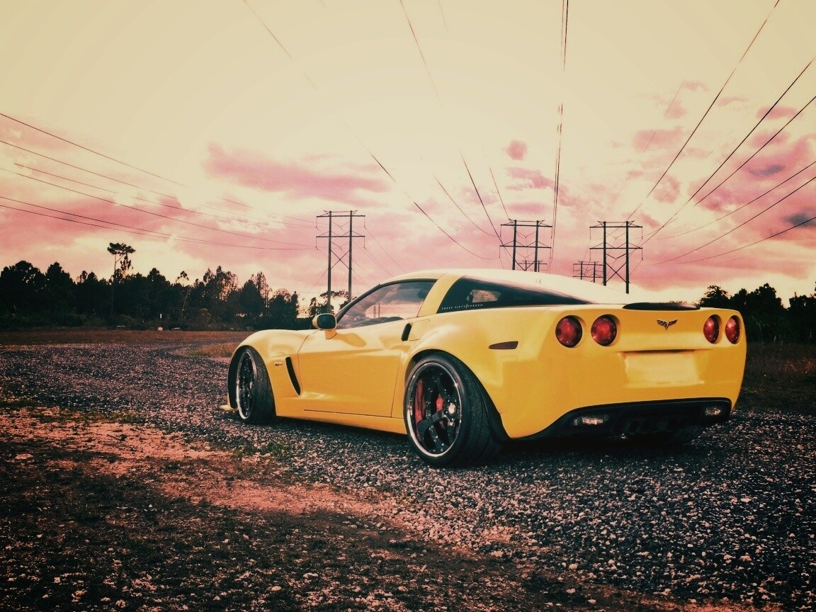 Chevrolet corvette обои